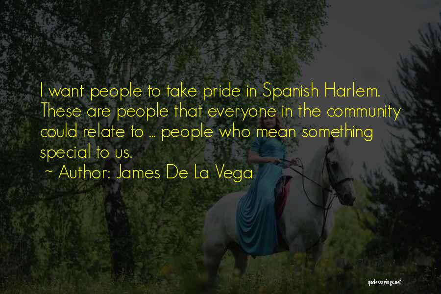 You Mean Something Special To Me Quotes By James De La Vega