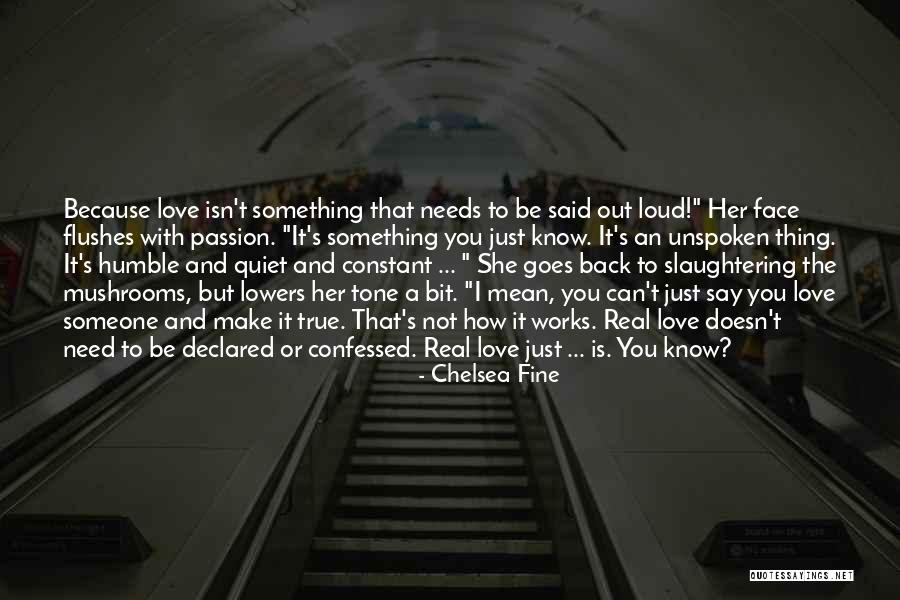 You Mean Something To Someone Quotes By Chelsea Fine