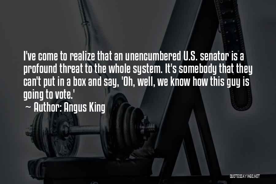 You Must Vote Quotes By Angus King