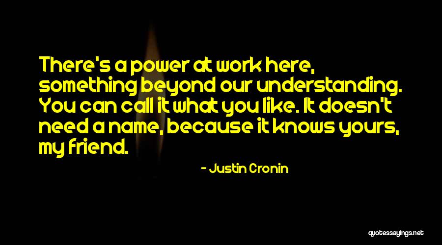 You My Friend Quotes By Justin Cronin