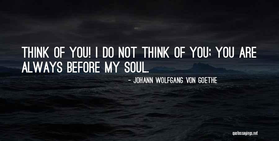 You My Soulmate Quotes By Johann Wolfgang Von Goethe