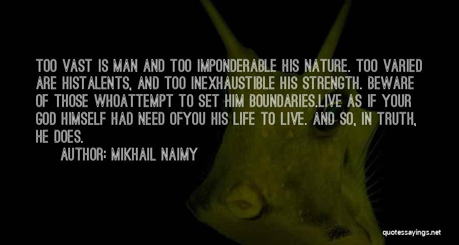 You Need God In Your Life Quotes By Mikhail Naimy