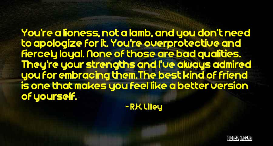 You Need To Apologize Quotes By R.K. Lilley