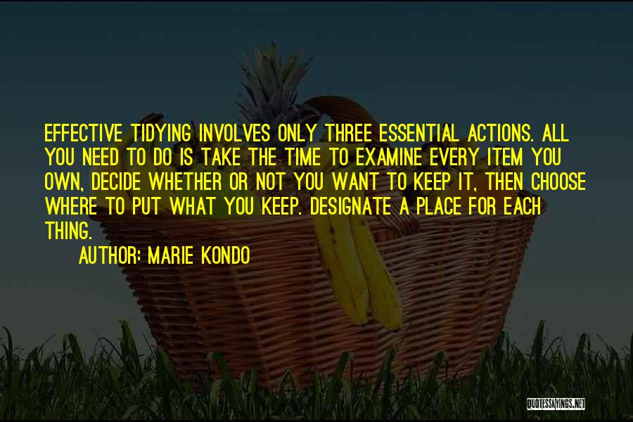 You Need To Decide Quotes By Marie Kondo