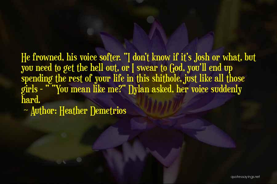 You Need To Rest Quotes By Heather Demetrios