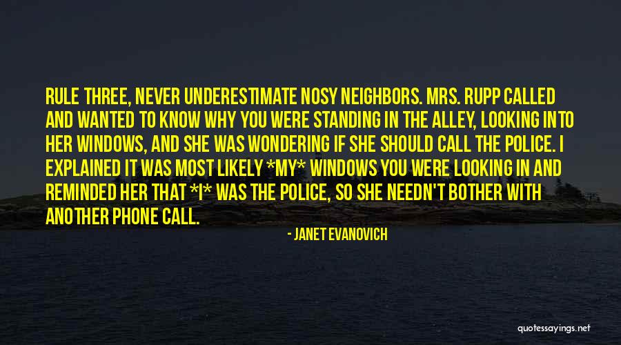 You Never Called Quotes By Janet Evanovich