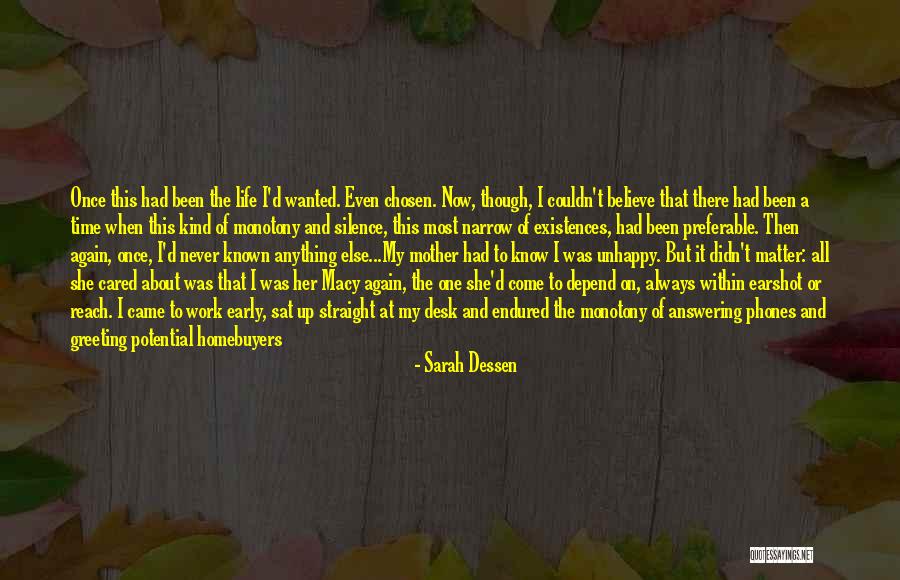You Never Even Cared Quotes By Sarah Dessen You Never Even Cared Quotes By Sarah Dessen