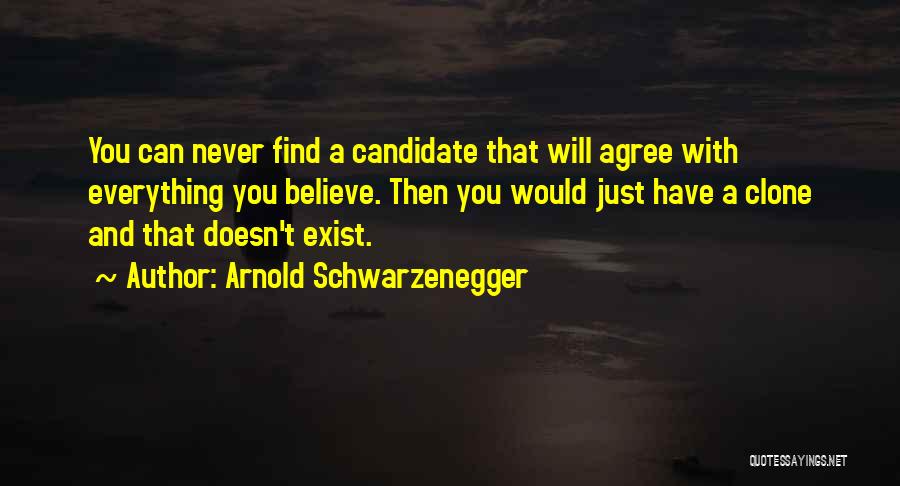 You Never Exist Quotes By Arnold Schwarzenegger