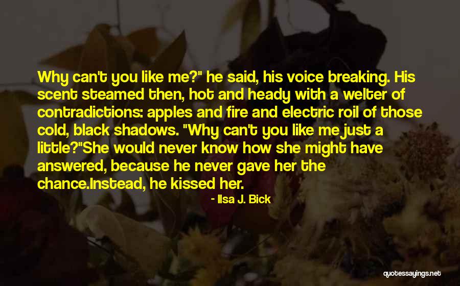 You Never Gave Me A Chance Quotes By Ilsa J. Bick You Never Gave Me A Chance Quotes By Ilsa J. Bick