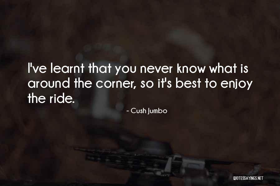 You Never Know What's Around The Corner Quotes By Cush Jumbo