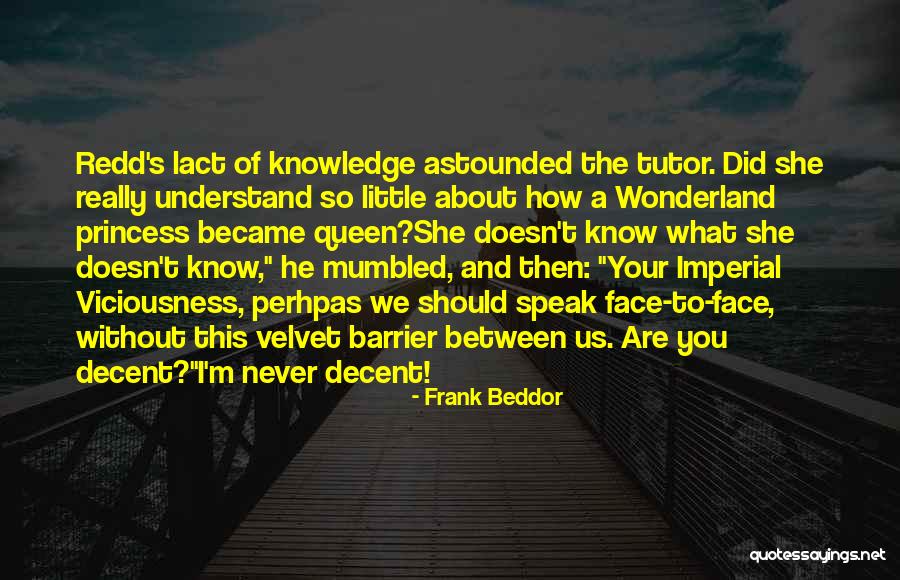 You Never Really Know Quotes By Frank Beddor