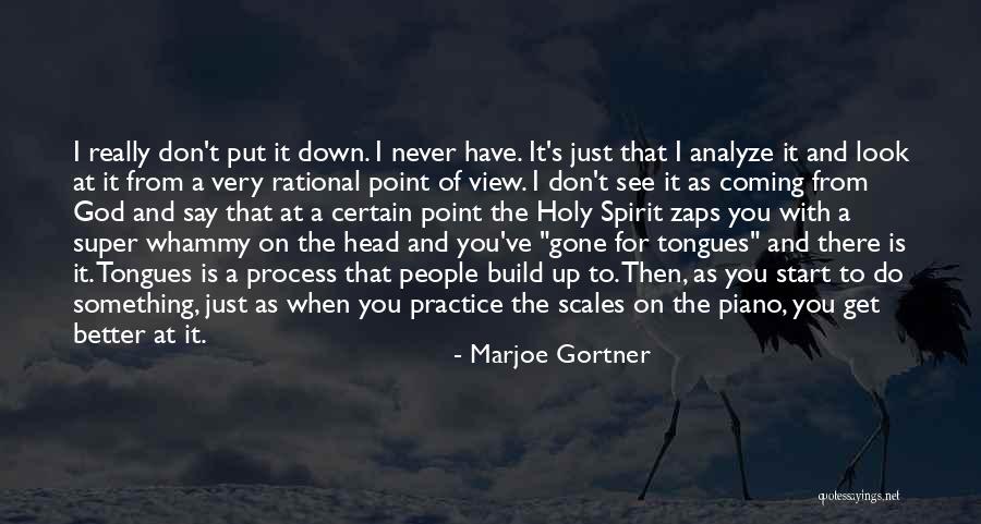 You Never See It Coming Quotes By Marjoe Gortner