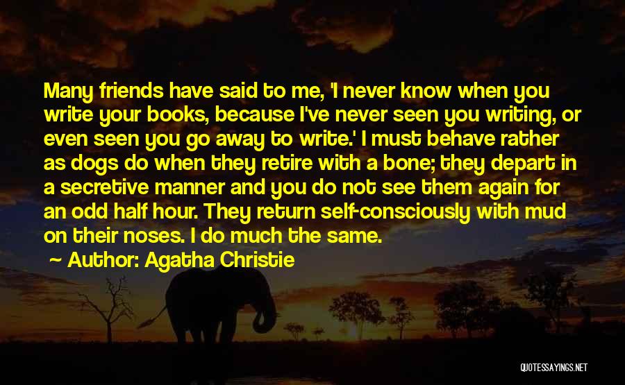 You Never See Me Again Quotes By Agatha Christie