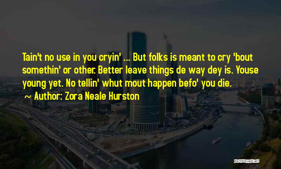 You Not Bout That Life Quotes By Zora Neale Hurston