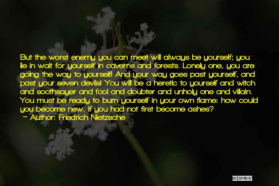 You Not The One Quotes By Friedrich Nietzsche