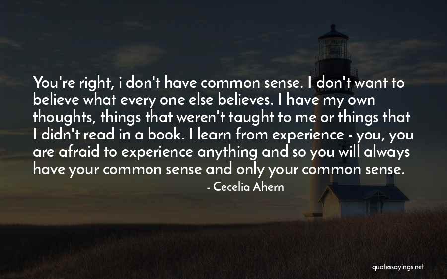 You Only Learn Quotes By Cecelia Ahern You Only Learn Quotes By Cecelia Ahern