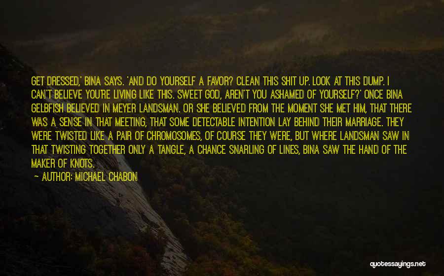 You Only Living Once Quotes By Michael Chabon