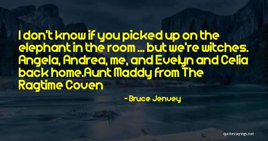 You Picked Me Up Quotes By Bruce Jenvey