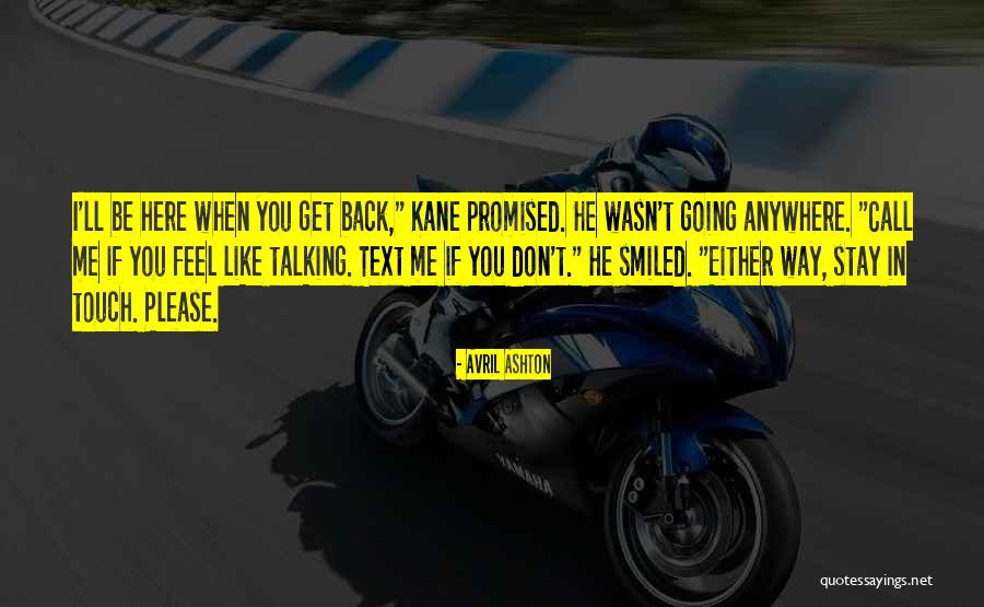 You Promised Me Quotes By Avril Ashton You Promised Me Quotes By Avril Ashton