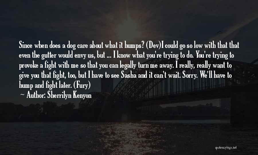 You Provoke Me Quotes By Sherrilyn Kenyon