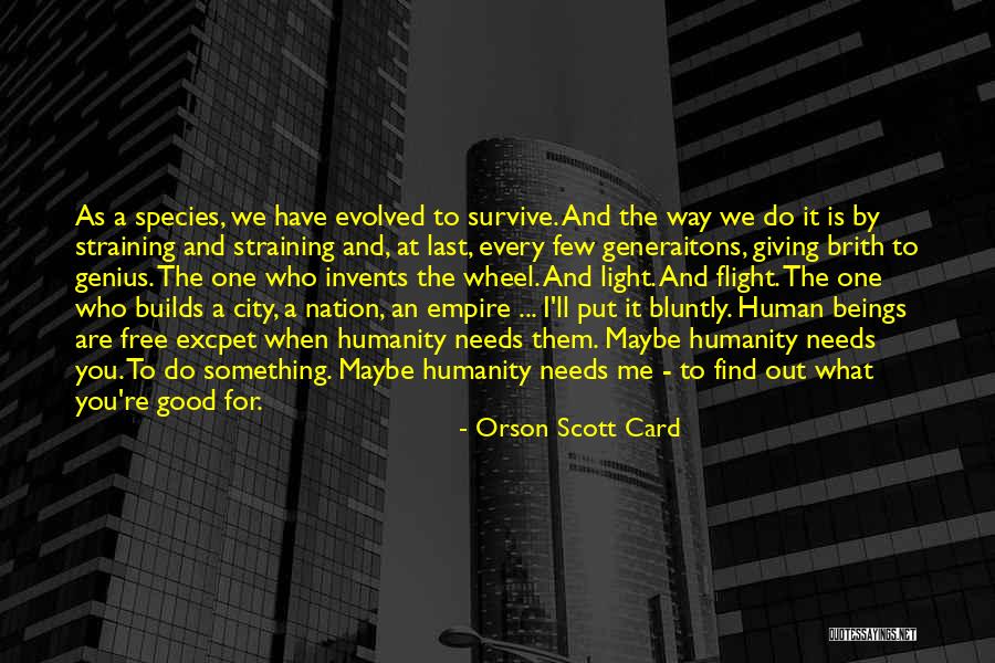 You Put Me Last Quotes By Orson Scott Card You Put Me Last Quotes By Orson Scott Card