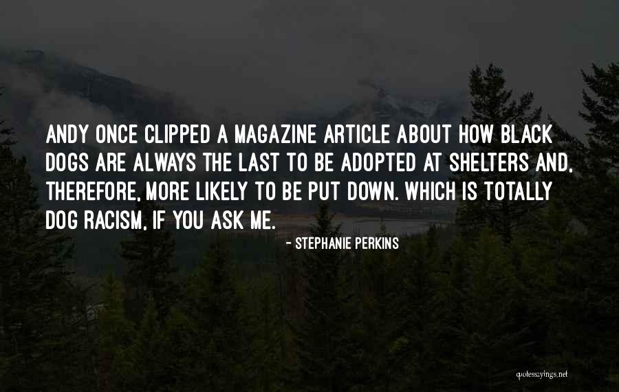 You Put Me Last Quotes By Stephanie Perkins