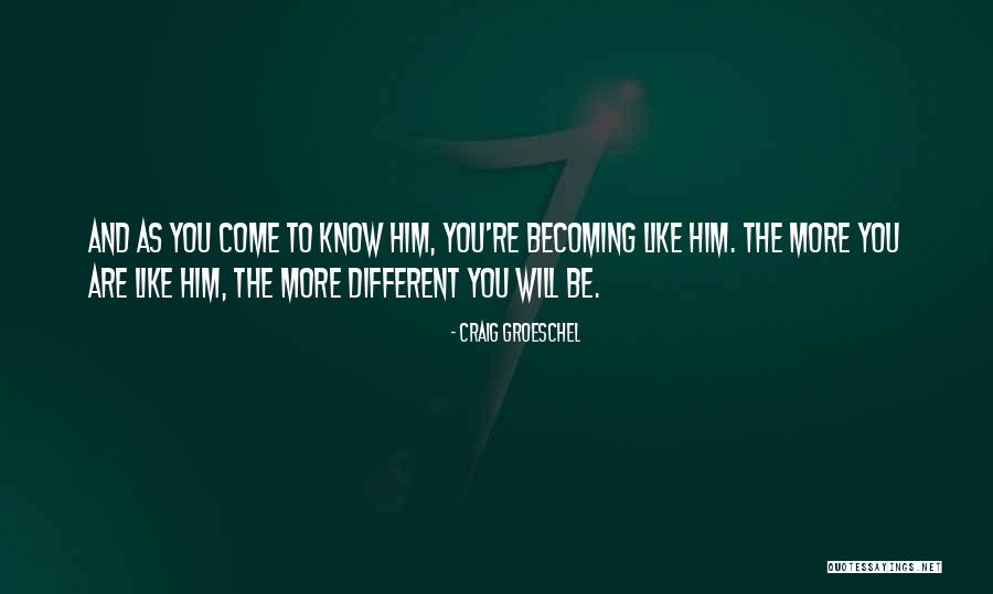 You Re Becoming Quotes By Craig Groeschel You Re Becoming Quotes By Craig Groeschel