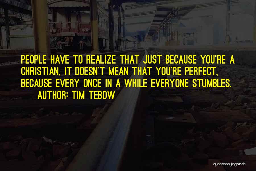 You Re Perfect Quotes By Tim Tebow