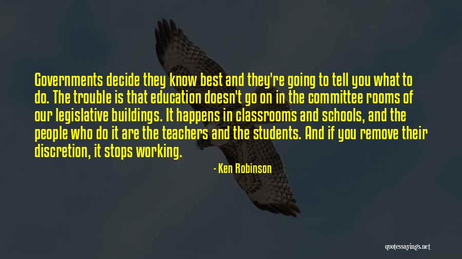 You Re The Best Teacher Quotes By Ken Robinson