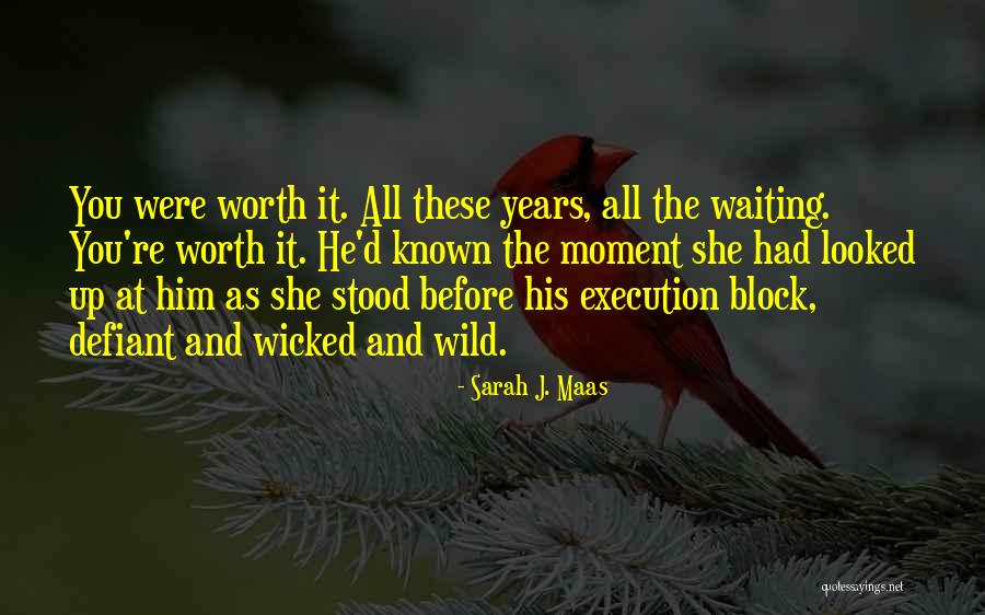 You Re Worth It Quotes By Sarah J. Maas