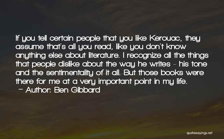 You Read Me Like A Book Quotes By Ben Gibbard