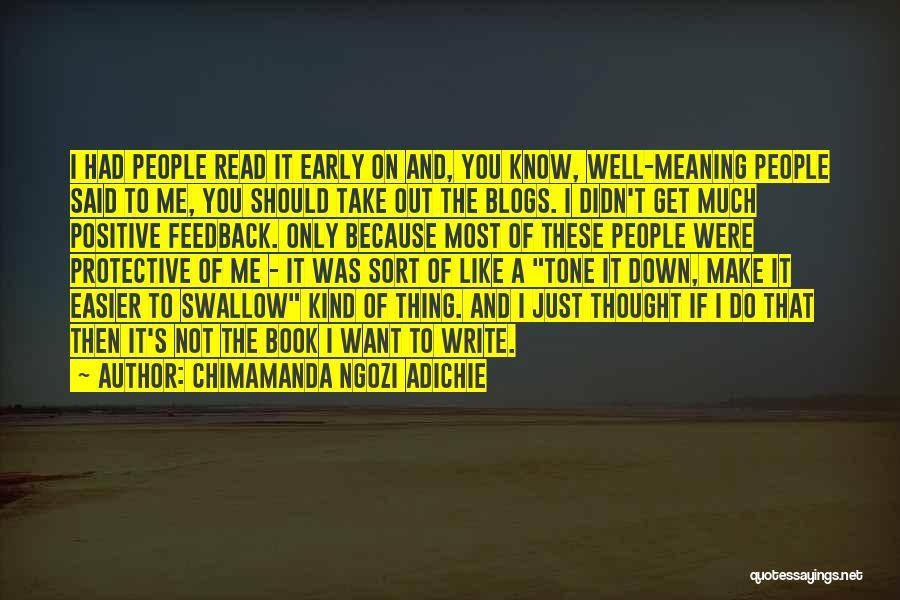 You Read Me Like A Book Quotes By Chimamanda Ngozi Adichie