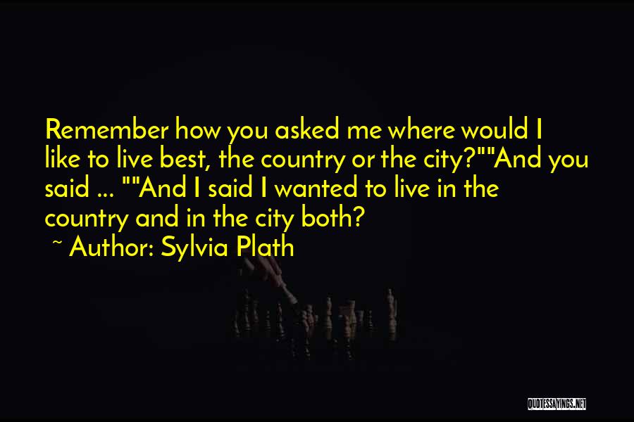 You Remember Quotes By Sylvia Plath