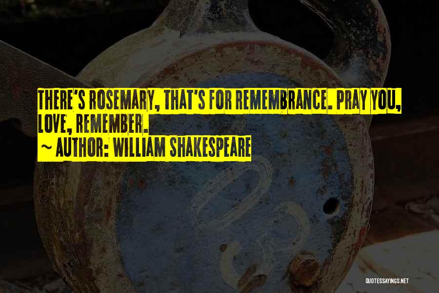 You Remember Quotes By William Shakespeare