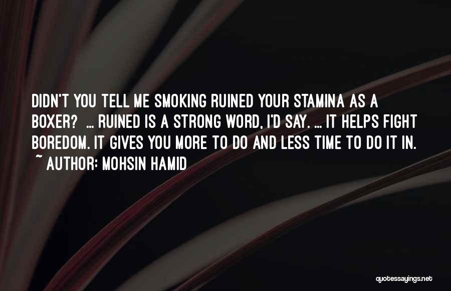 You Ruined Me Quotes By Mohsin Hamid