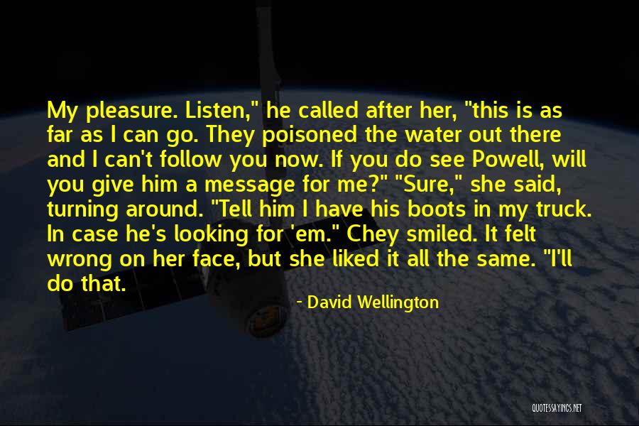 You Said You Liked Me Quotes By David Wellington You Said You Liked Me Quotes By David Wellington