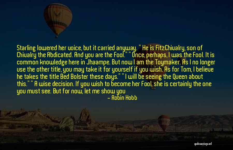 You See Me Now Quotes By Robin Hobb