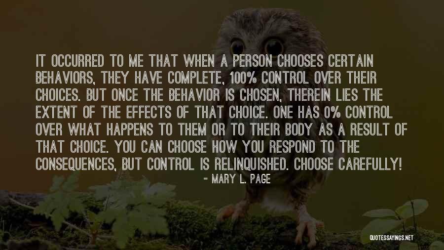 You Self Quotes By Mary L. Page