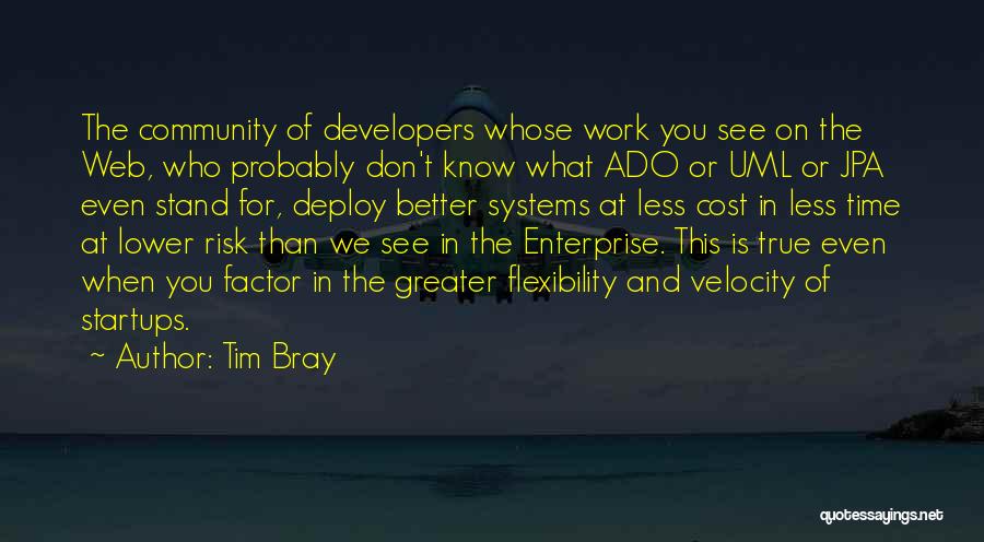 You Shall Know Our Velocity Quotes By Tim Bray