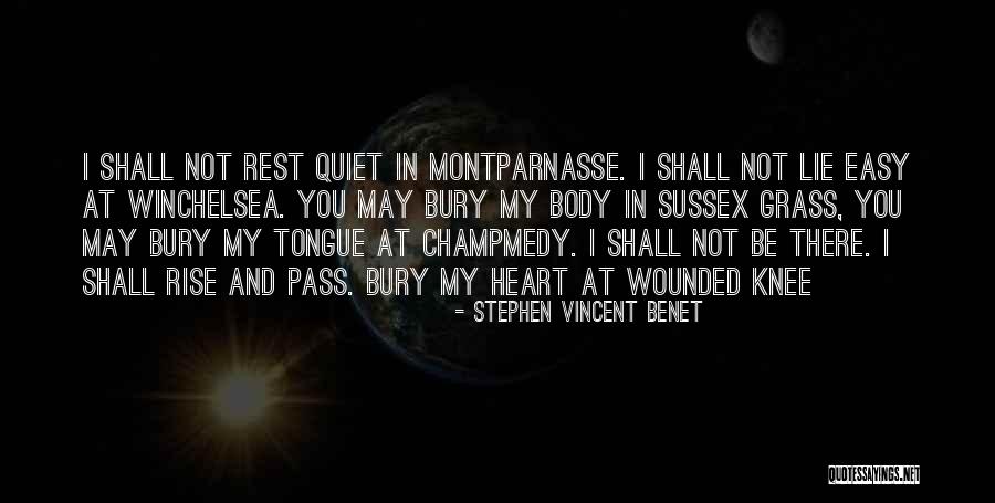 You Shall Not Pass Quotes By Stephen Vincent Benet