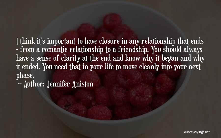 You Should Move On Quotes By Jennifer Aniston