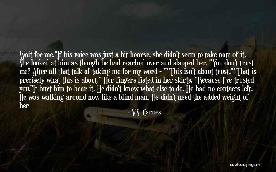 You Shouldn't Love Me Quotes By V.S. Carnes You Shouldn't Love Me Quotes By V.S. Carnes