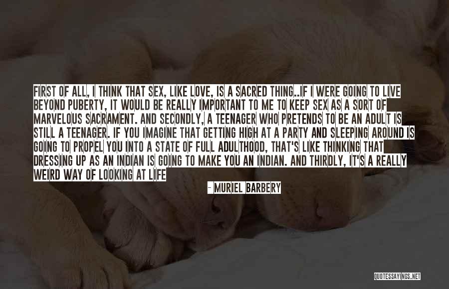 You Sleeping Quotes By Muriel Barbery