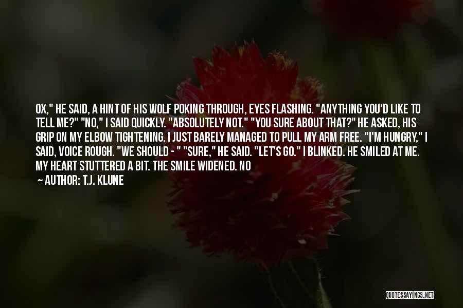 You Smile At Me Quotes By T.J. Klune
