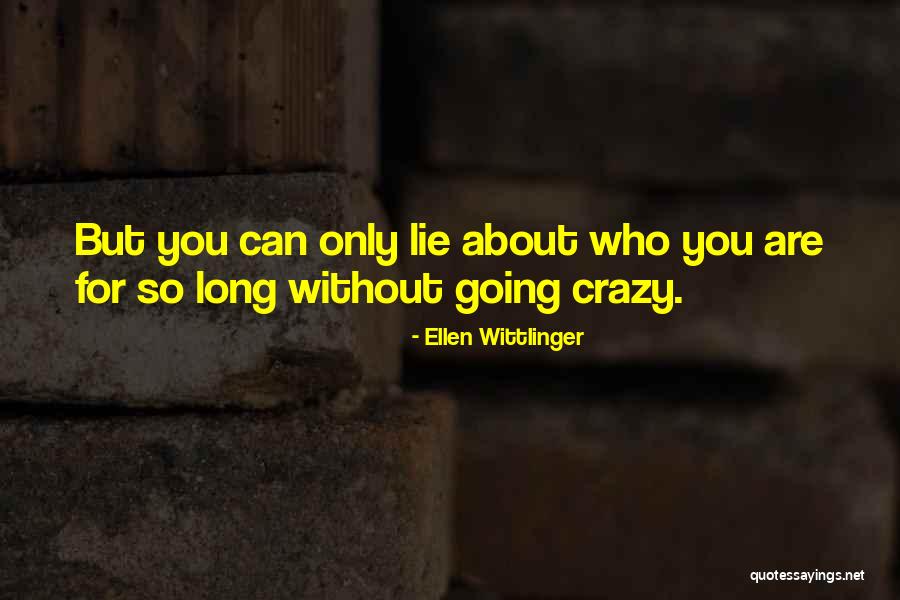 You So Crazy Quotes By Ellen Wittlinger You So Crazy Quotes By Ellen Wittlinger
