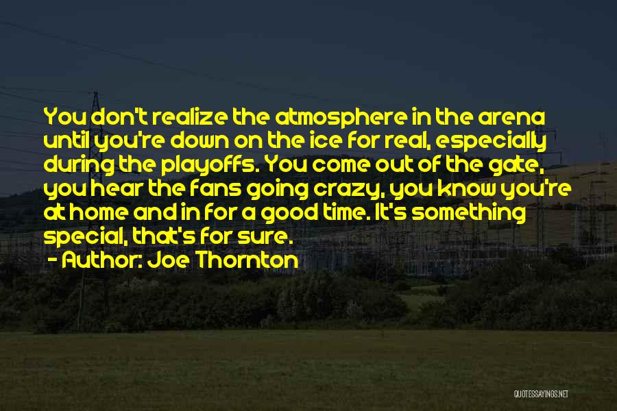 You Something Special Quotes By Joe Thornton