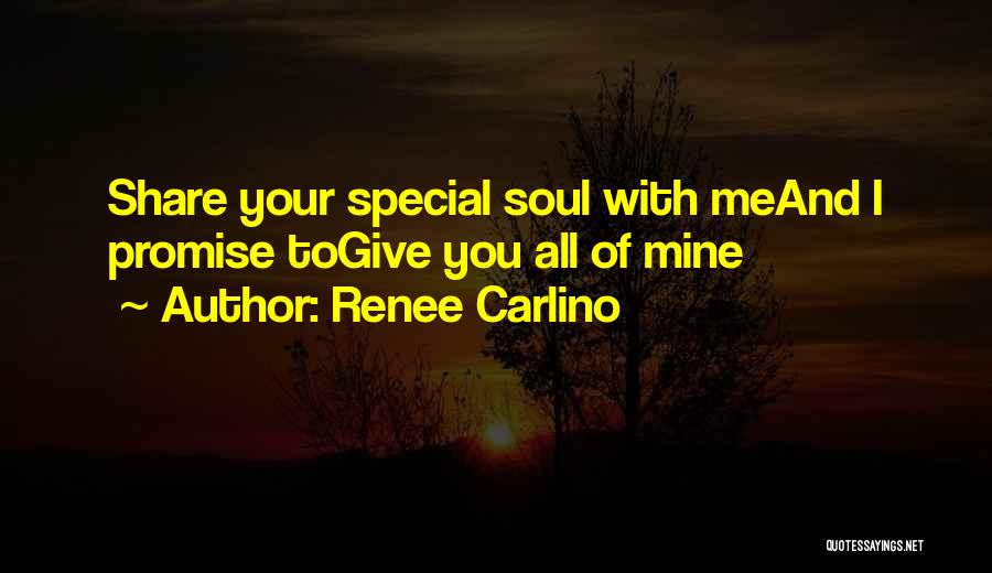 You Special To Me Quotes By Renee Carlino