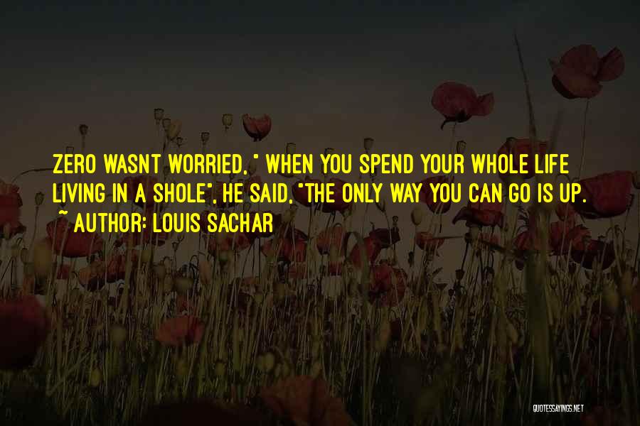 You Spend Your Whole Life Quotes By Louis Sachar