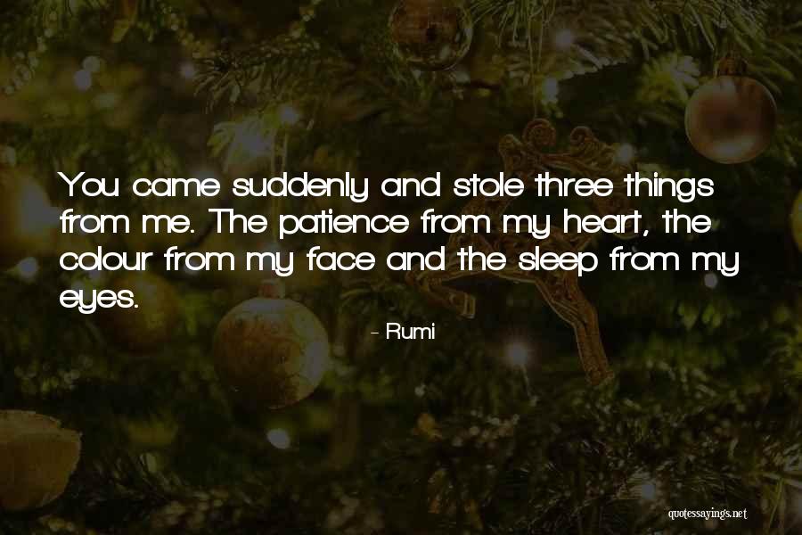 You Stole My Sleep Quotes By Rumi