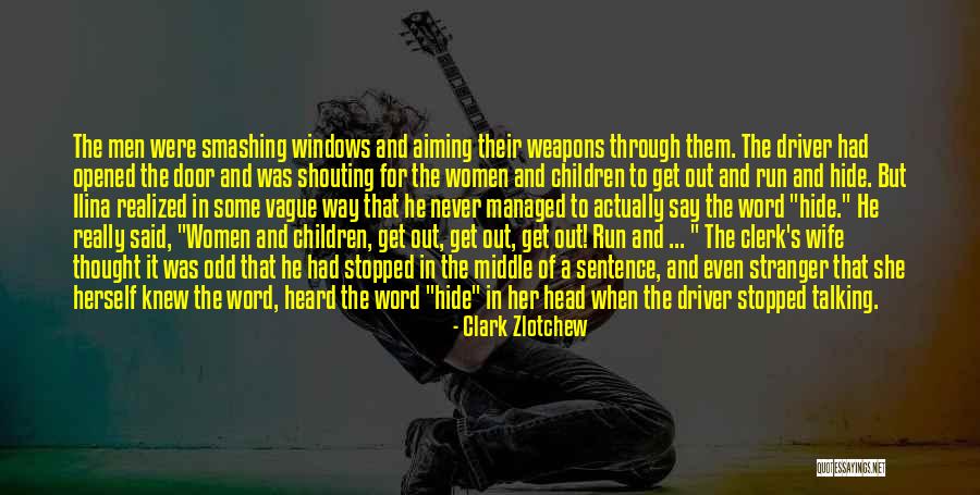 You Stopped Talking To Me Quotes By Clark Zlotchew You Stopped Talking To Me Quotes By Clark Zlotchew